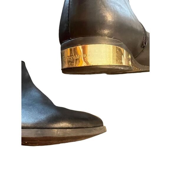 Vince Camuto Black Leather Riding Boots size 10 - Picture 9 of 13